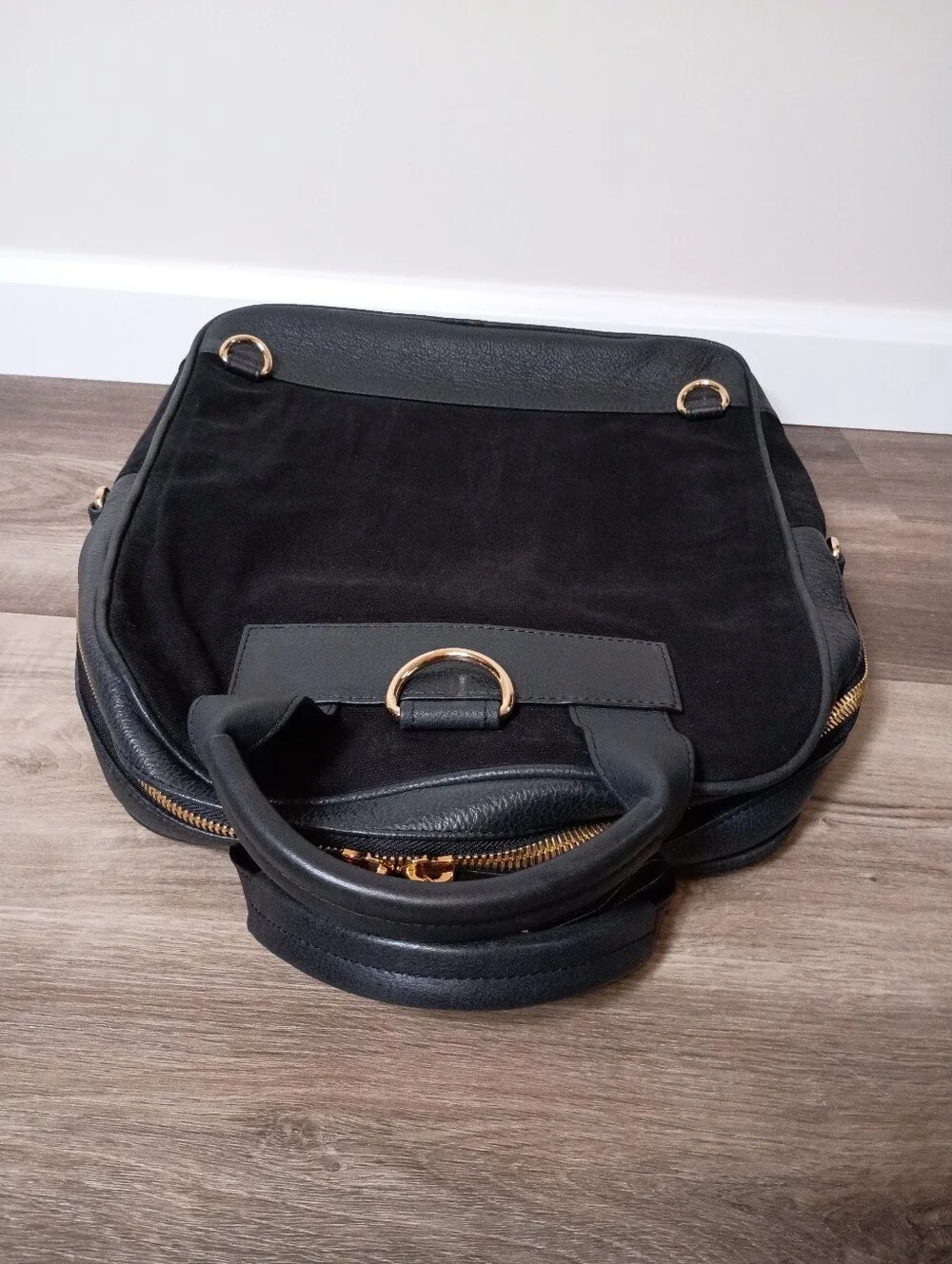 Bartaile C12 Black Nylux 3 in 1 Classic Carry-all Bag Backpack Crossbody Tote